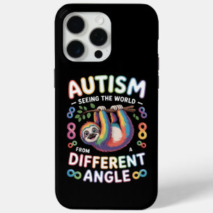 Coque iPhone 15 Pro Max Citation de sensibilisation à l'autisme Esprit uni