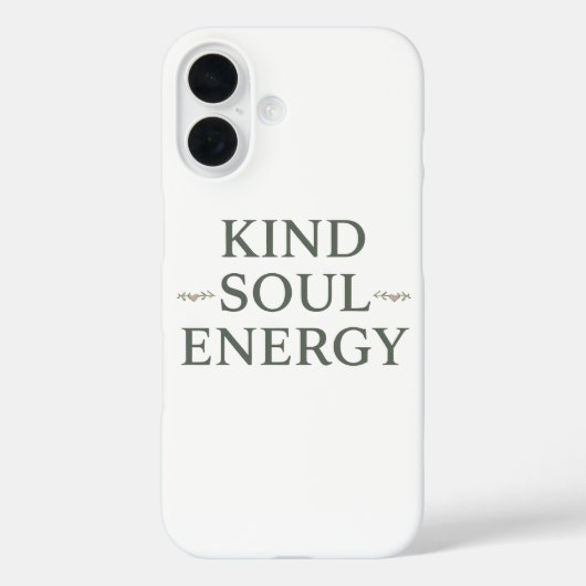Coques Case-Mate iPhone Citation d'énergie positive Zen moderne (Verso)