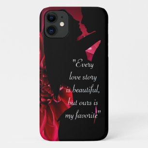 Case-Mate iPhone Case Citation d'histoire d'amour baiser amant arrière-p