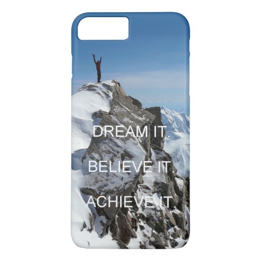 Coques Case-Mate iPhone citation d'inspiration pour la motivation de l'alp (Dos)