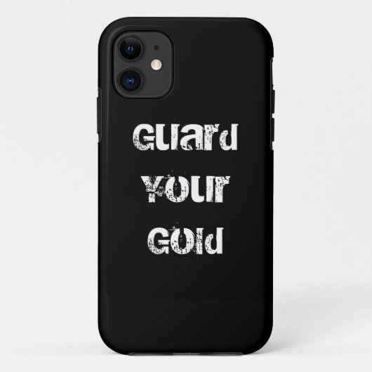 Coques Case-Mate iPhone Citation Dorée Drôle (Dos)