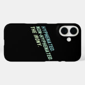 Coques Case-Mate iPhone Citation drôle avec trait d'union sans trait d'uni (Verso (horizontal))