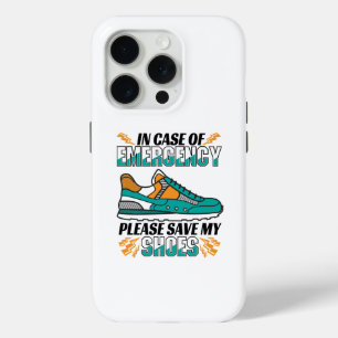 Coque iPhone 15 Pro Citation drôle - Enregistrer mes chaussures