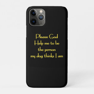 Case-Mate iPhone Case Citation drôle inspirée par la dévotion d'un chien