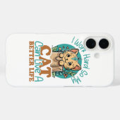 Coques Case-Mate iPhone Citation drôle pour amateur de chat Graphique de c (Verso (horizontal))