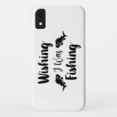 Coques Case-Mate iPhone Citation drôle sur le souhait de pêcher (Dos)