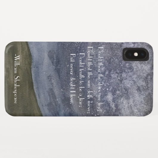 Coques Case-Mate iPhone Citation du hameau de Shakespeare (Dos (Horizontal))