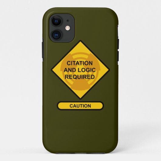 Coques Case-Mate iPhone Citation et logique requises (Dos)