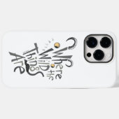 Coques Case-Mate iPhone Citation graphique de Where the Wild Things Are (Verso (horizontal))