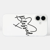 Coques Case-Mate iPhone Citation Gratitude manuscrite (Verso (horizontal))