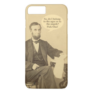 Coque iPhone 8 Plus/7 Plus Citation historique de Lincoln Ages ou Angels