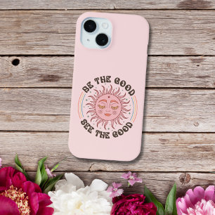 Coque Pour iPhone 15 Citation Inspirante de Motivation Soyez le Bien 