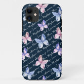 Coques Case-Mate iPhone Citation Inspiration Monogramme (Dos)