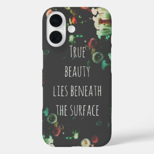 Coques iPhone 16 Citation Inspirationnelle Coral Reef