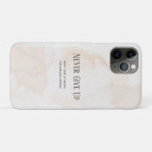 Coques Case-Mate iPhone Citation Motivation aquarelle (Dos (Horizontal))