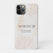 Coques Case-Mate iPhone Citation Motivation aquarelle (Dos)