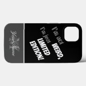 Coques Case-Mate iPhone Citation motivationnelle : édition limitée ! (Verso (horizontal))