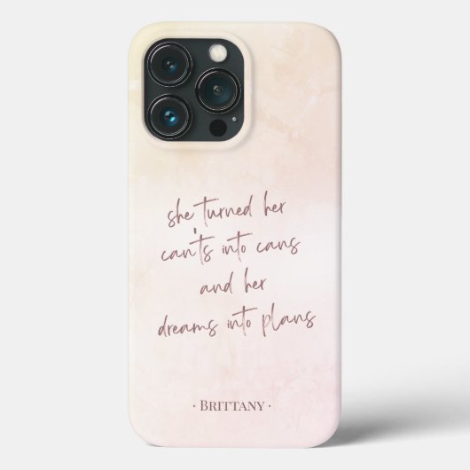 Coques Case-Mate iPhone Citation Neutral Pastel Dreams in Plans (Verso)