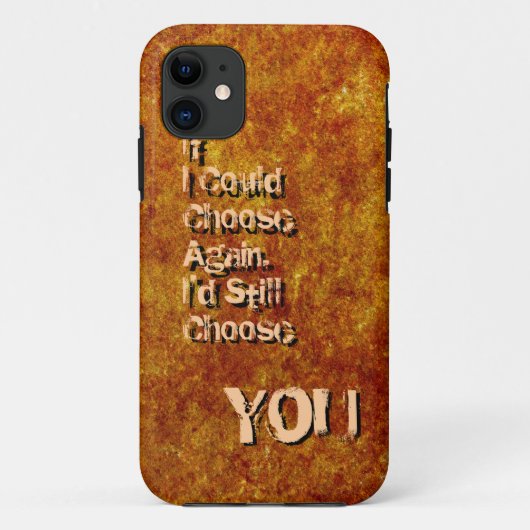 Coques Case-Mate iPhone Citation rustique mignonne d'amour de texture (Dos)