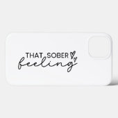 Coques Case-Mate iPhone Citation Sobriety Script manuscrit Sobre (Verso (horizontal))