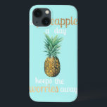 Etui iPhone 13 Citation sur la vie de l'ananas<br><div class="desc">Citation de vie d'ananas Artiste : Studio W | 156571D</div>