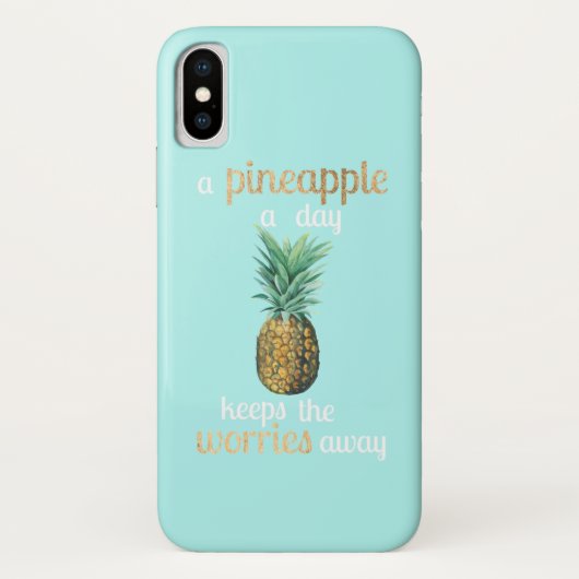 Coques Case-Mate iPhone Citation sur la vie de l'ananas (Dos)