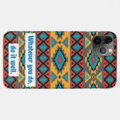 Coques Case-Mate iPhone Citation Tribale Géométrique (Dos (Horizontal))