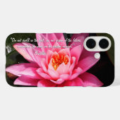 Coques Case-Mate iPhone Citations De Bouddha, Fleur De Lotus, Bouddha (Verso (horizontal))
