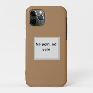 Case-Mate iPhone Case citations de motivation de GYM et marron clair