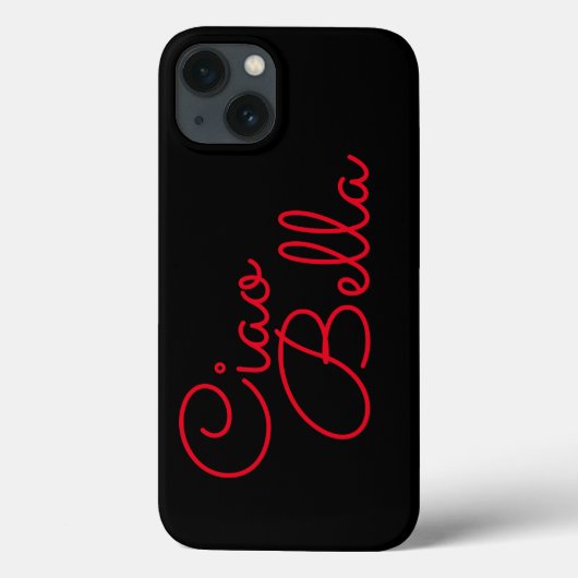 Coques Case-Mate iPhone Citations Italiennes Ciao Bella, Citations Italien (Verso)