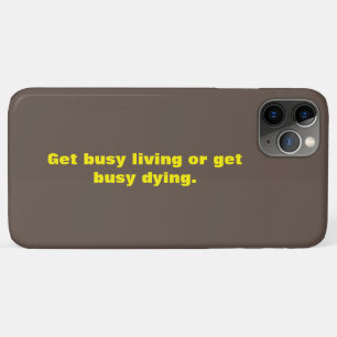 Case-Mate iPhone Case Citations Marron Et Jaune Petit Texte Design
