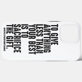 Coques Case-Mate iPhone Citations Steve Prefontaine (Verso (horizontal))
