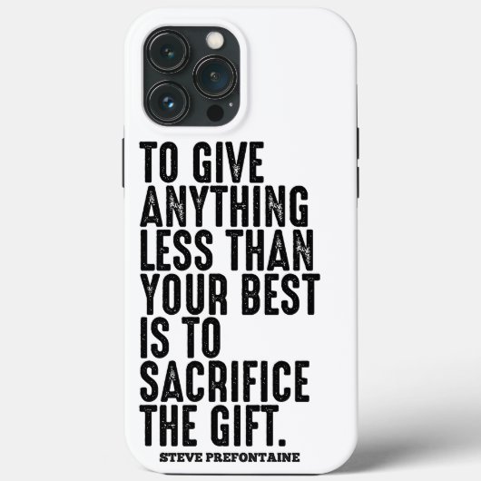 Coques Case-Mate iPhone Citations Steve Prefontaine (Verso)
