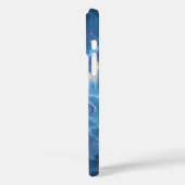 Coques Case-Mate iPhone Cité fantastique du dragon bleu mignon (Verso / Gauche)