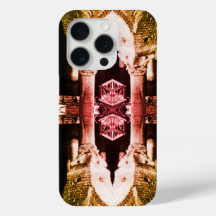 Coque iPhone 15 Pro Citerne souterraine de la Basilique d'Istanbul vin