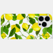 Coques Case-Mate iPhone Citron à l'aquarelle (Verso (horizontal))