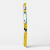 Coques Case-Mate iPhone Citron Abstrait et Feuilles (Verso / Droite)