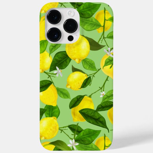 Coques Case-Mate iPhone Citron Aquarelle 3 (Verso)