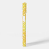 Coques Case-Mate iPhone Citron jaune Boho Mandala Kaleidoscope (Verso / Droite)