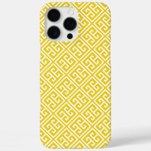 iPhone 16 Pro Max Case Citron jaune Motif grec