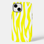 Coques Case-Mate iPhone Citron jaune zèbre Imprimer (Verso)