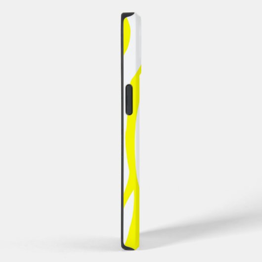 Coques Case-Mate iPhone Citron jaune zèbre Imprimer (Verso / Droite)