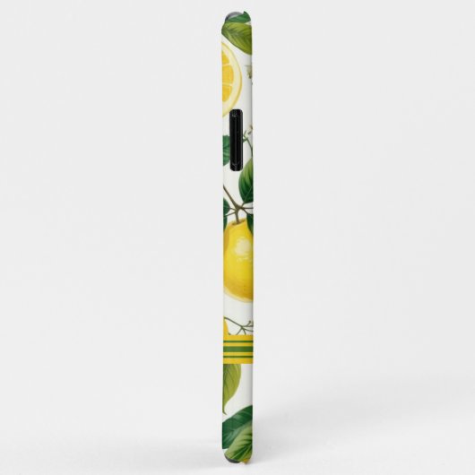 Coques Case-Mate iPhone Citron liss (Dos/Droite)