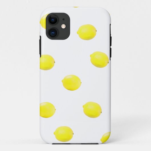 Coques Case-Mate iPhone citron motif version 2 (Dos)