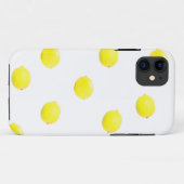 Coques Case-Mate iPhone citron motif version 2 (Dos (Horizontal))