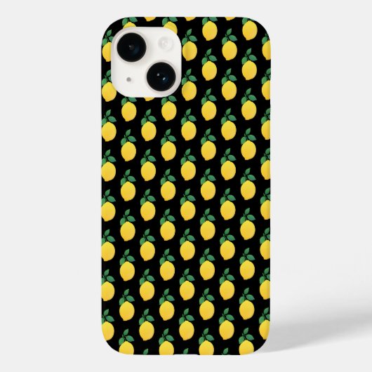 Coques Case-Mate iPhone Citron simple (Verso)