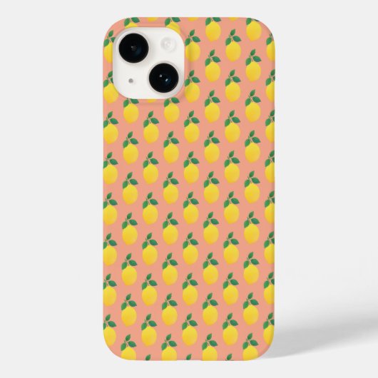 Coques Case-Mate iPhone Citron simple (Verso)