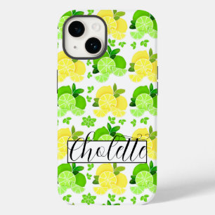 Coque Pour iPhone 14 Citron vert fruit jaune citron
