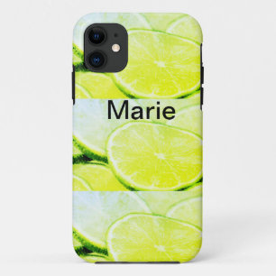 Case-Mate iPhone Case Citron vert jaune simple ajouter un nom minimal pe