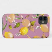 Coques Case-Mate iPhone citrons aquarelle 24 (Dos (Horizontal))